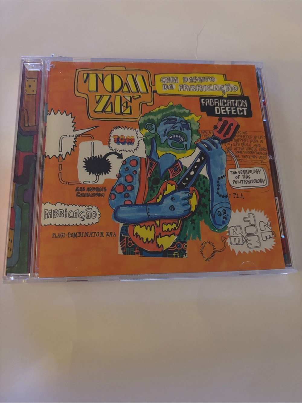 Fabrication Defect - Colorful Orange Artwork Media CD
